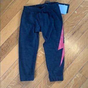Lightning bolt joggers